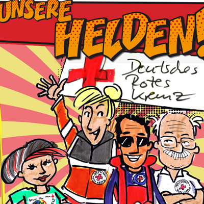 DRK: Der Heldenkomik – Comic zur Mitgliedergewinnung